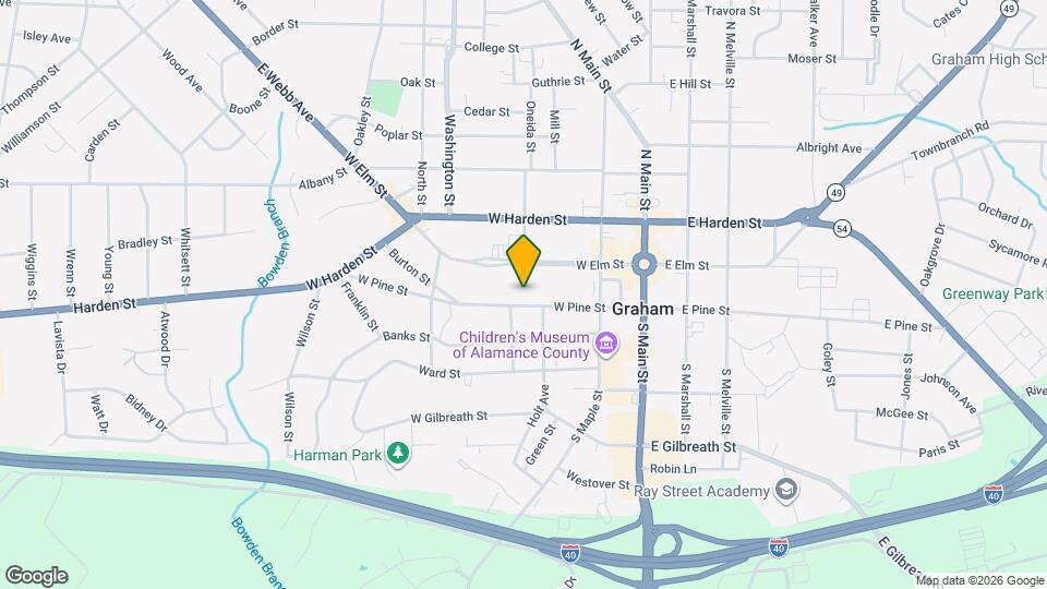 309-311 W Pine St Map and Location Details