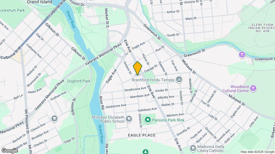 95 Cayuga St Map and Location Details
