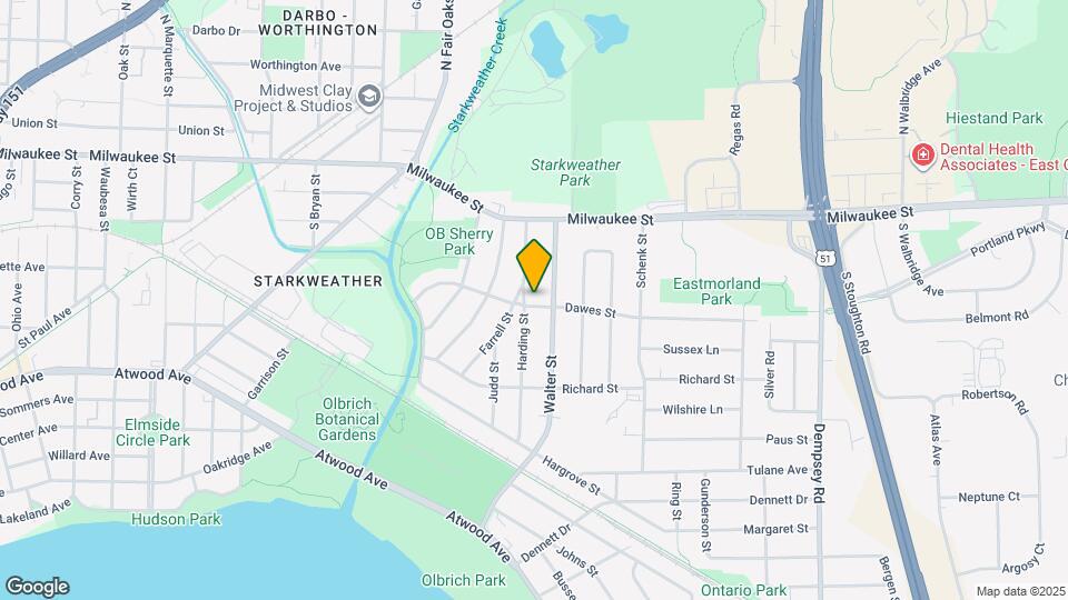 3502 Dawes St Map and Location Details