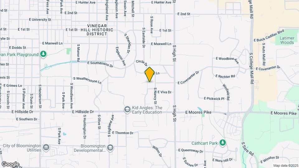 1119 S Longwood Dr Map and Location Details