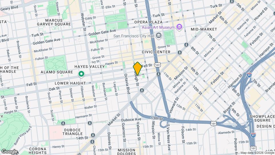 186 Gough St Map and Location Details