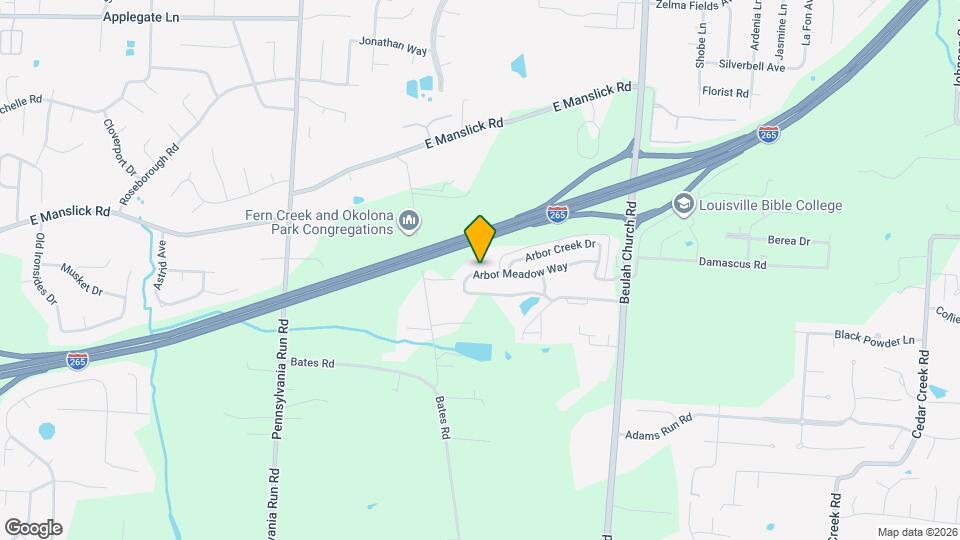 8211 Arbor Meadow Way Mapa y Detalles de la Ubicación