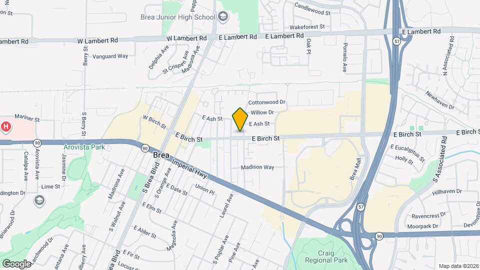 111 S Poplar Ave, Unit 45 Map and Location Details