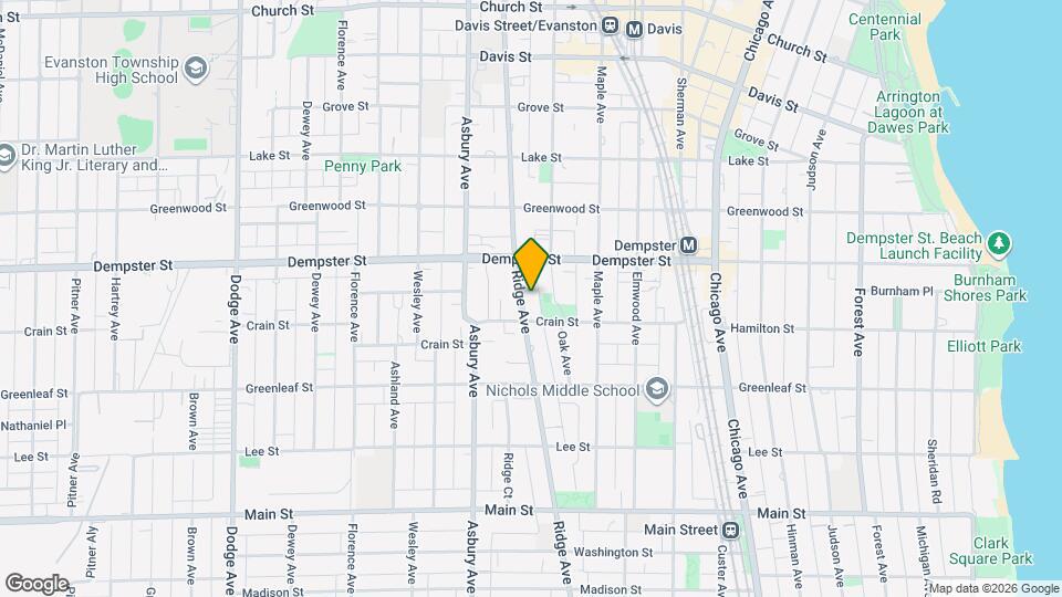 1217 Ridge Ave Map and Location Details