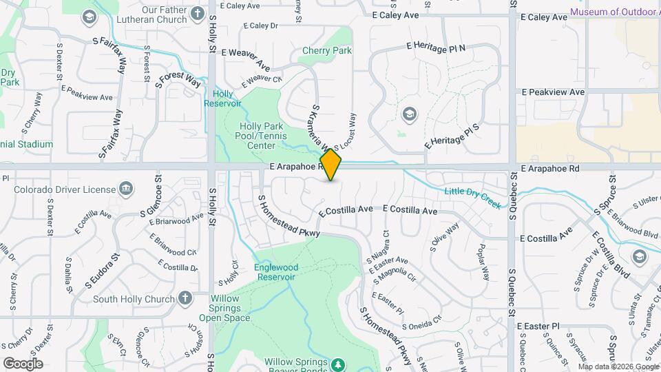 6712 S Kearney Ct Map and Location Details