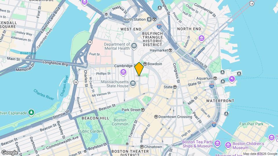 45 Bowdoin St Map and Location Details