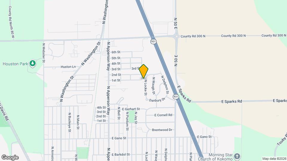 2903 N Locke St Map and Location Details