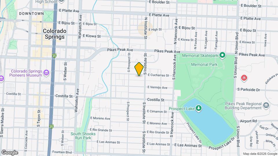 845 E Cucharras St, Unit 845 Map and Location Details