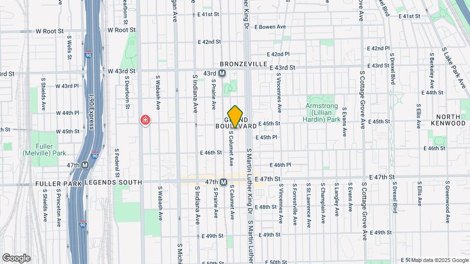 4517 S Calumet Ave Map and Location Details