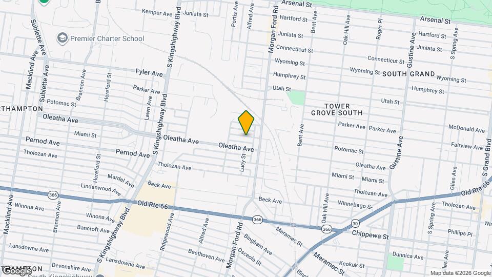 4324 Potomac St Map and Location Details