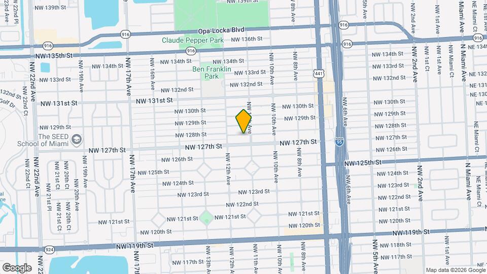 1120 NW 128th St Map and Location Details