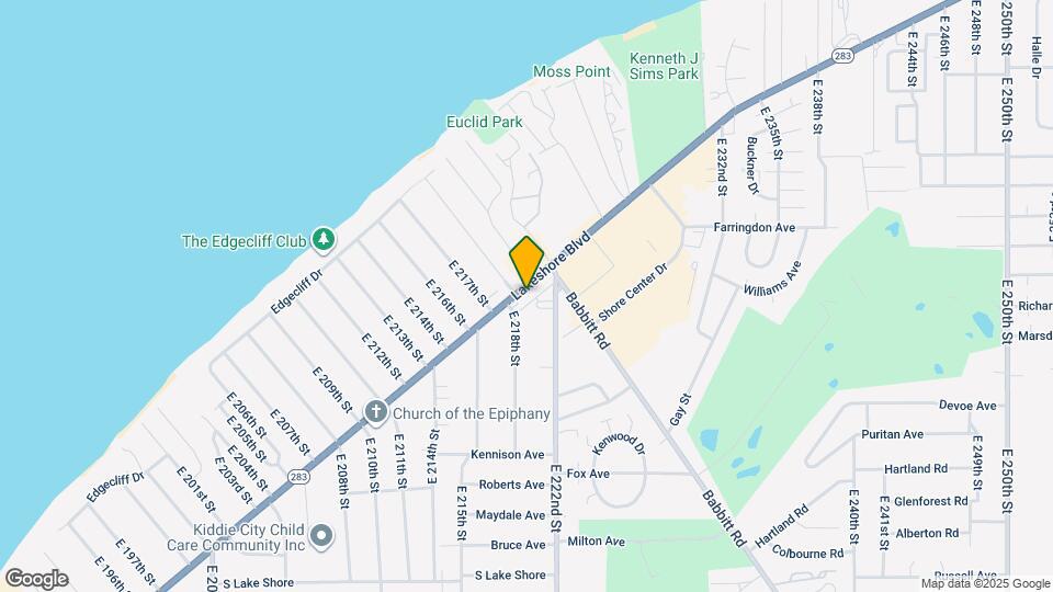 21930 Lakeshore Blvd Map and Location Details