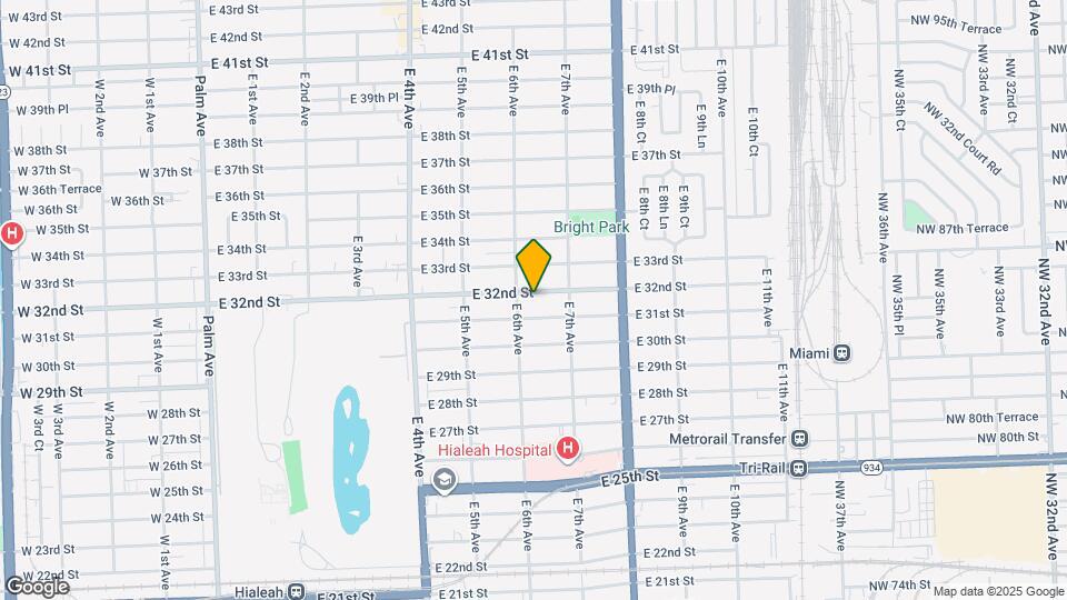 630 E 32nd St Map and Location Details