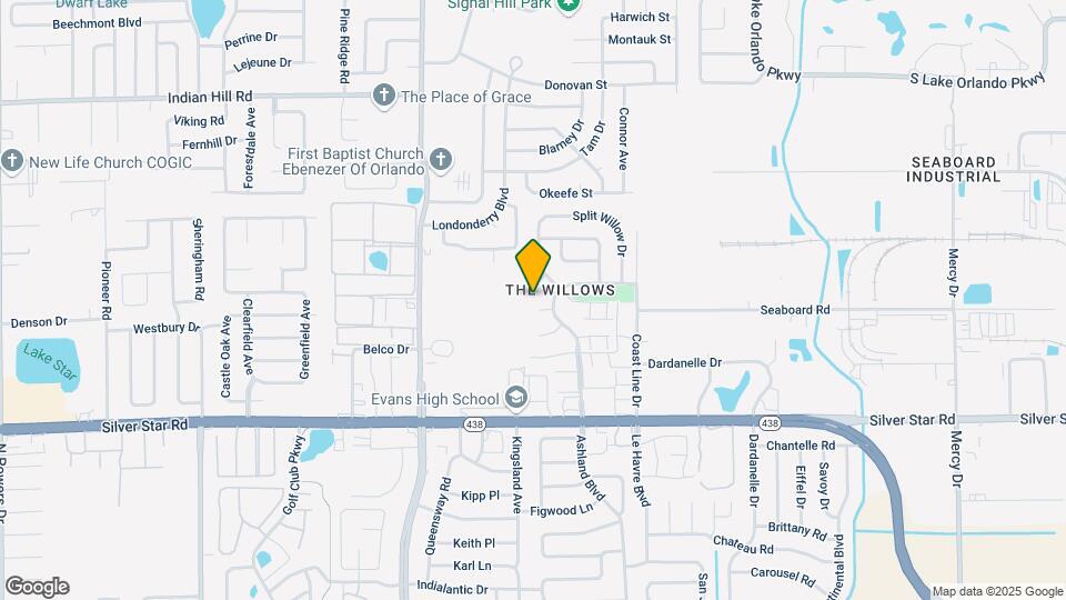 4835 Crack Willow Ct Map and Location Details