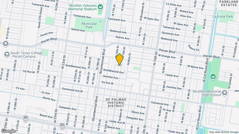 1117 N 15th St Map and Location Details