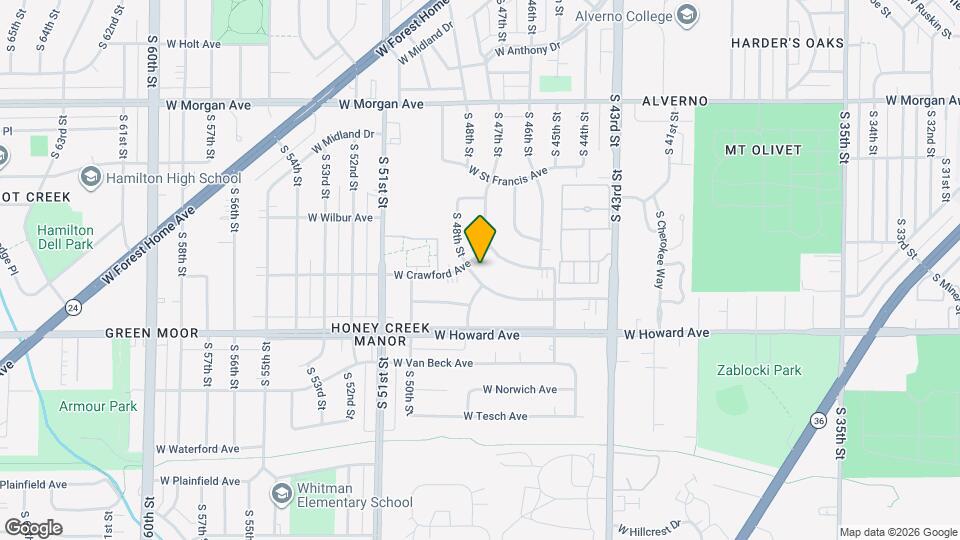 3808 S 48th St, Unit 3808 S 48th St. Map and Location Details