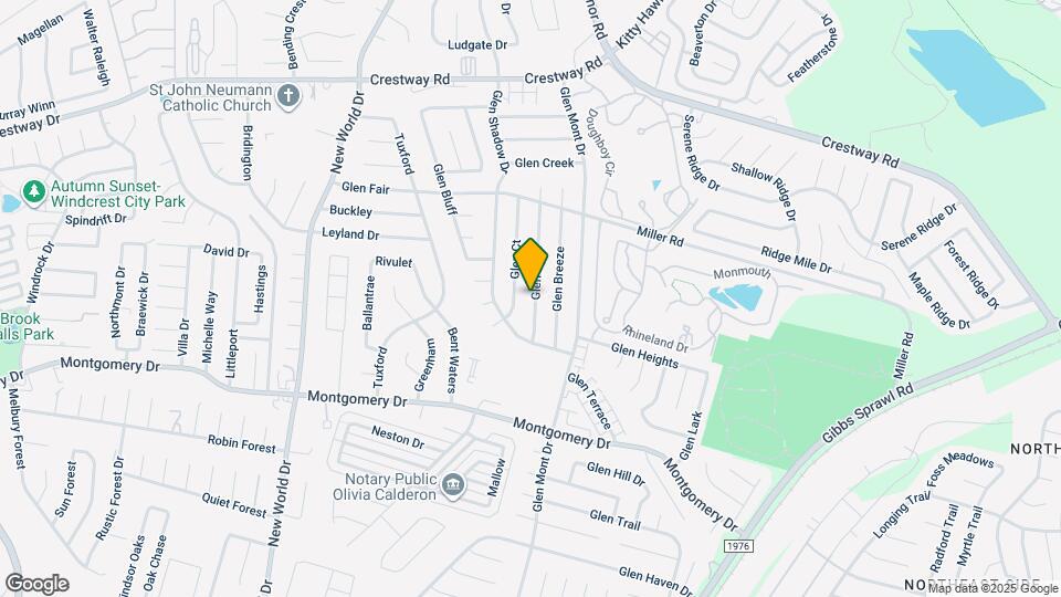 8403 Glen Echo Map and Location Details
