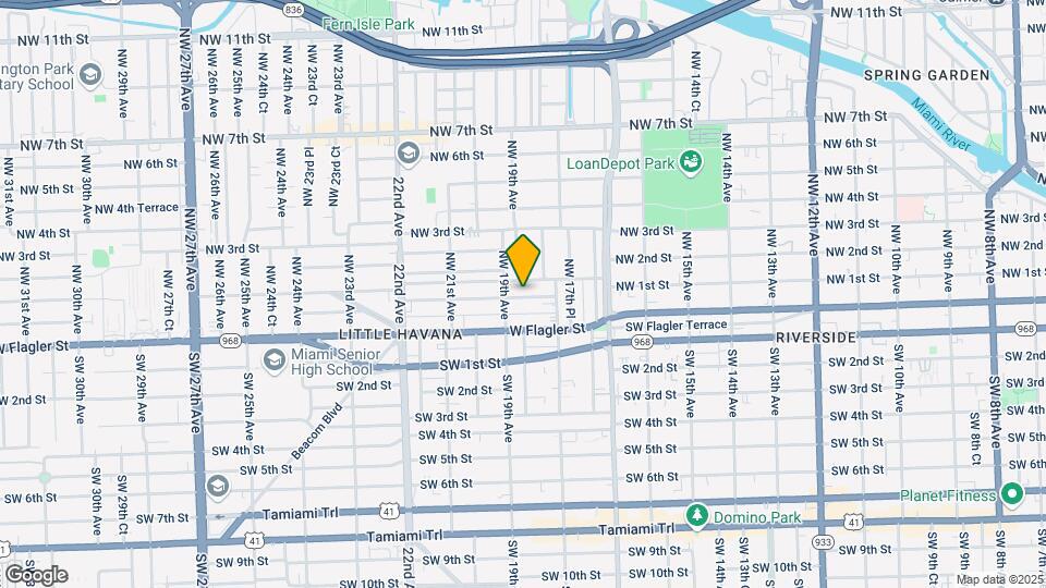 1871 NW Flagler Terrace Map and Location Details