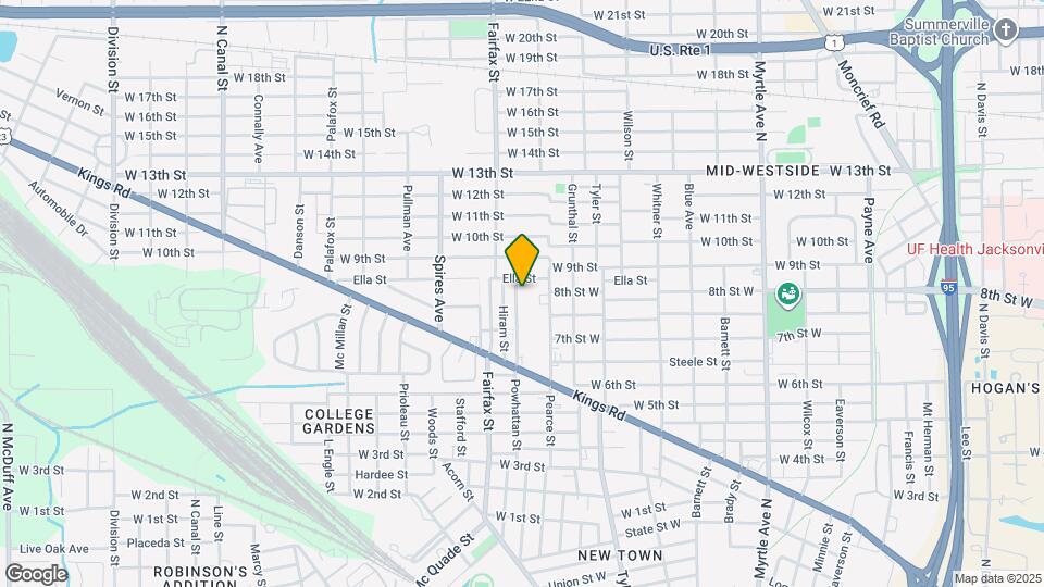 1751 Powhattan St Map and Location Details