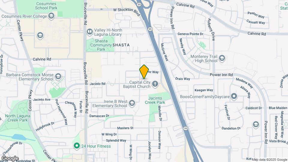 7915 Jacinto Rd Map and Location Details