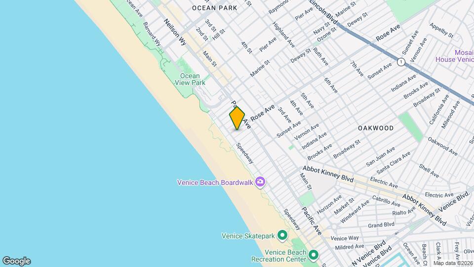 26 Rose Ave Map and Location Details