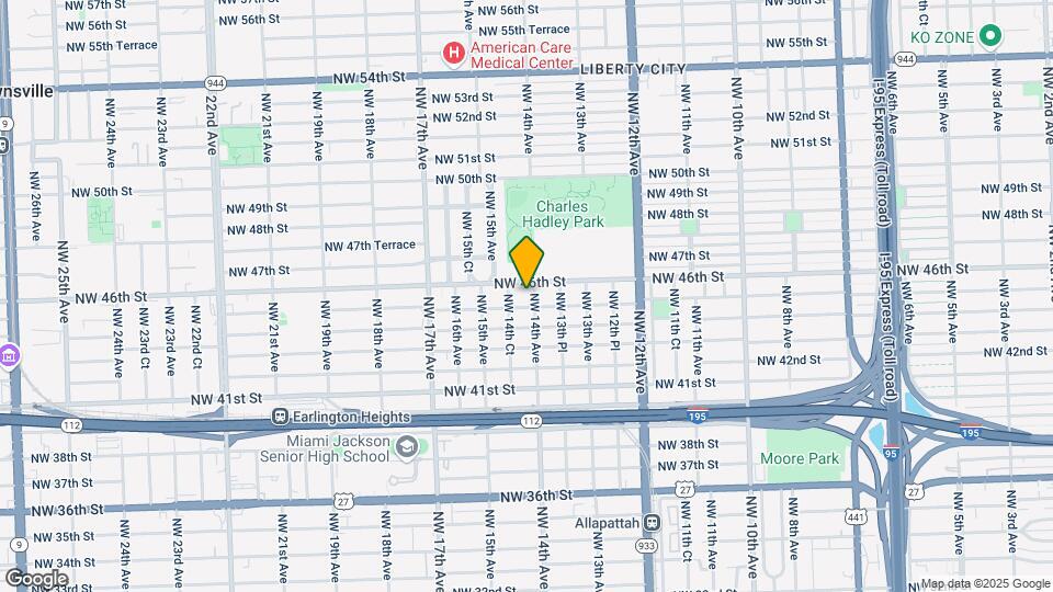 4522 NW 14th Ave Map and Location Details