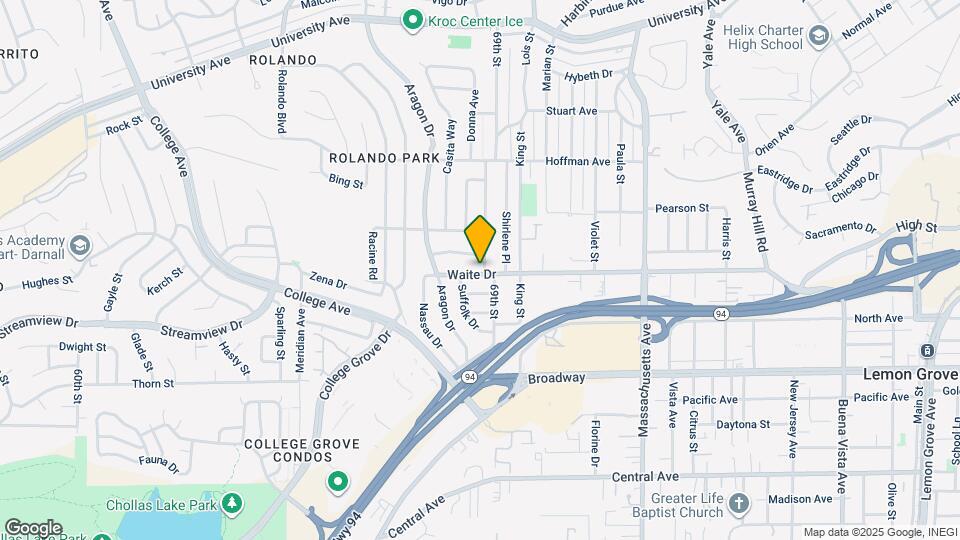 3806 69th St Map and Location Details