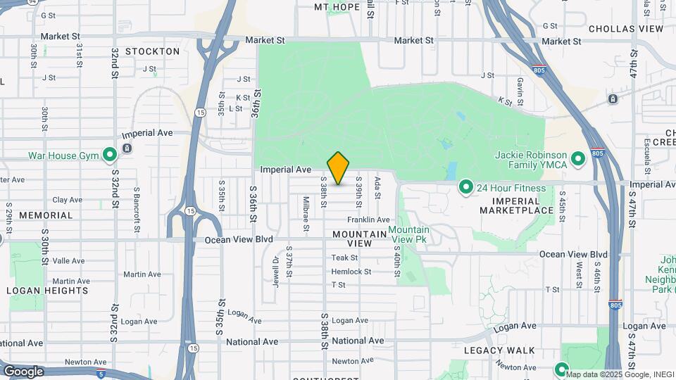 3833 Superba St Map and Location Details