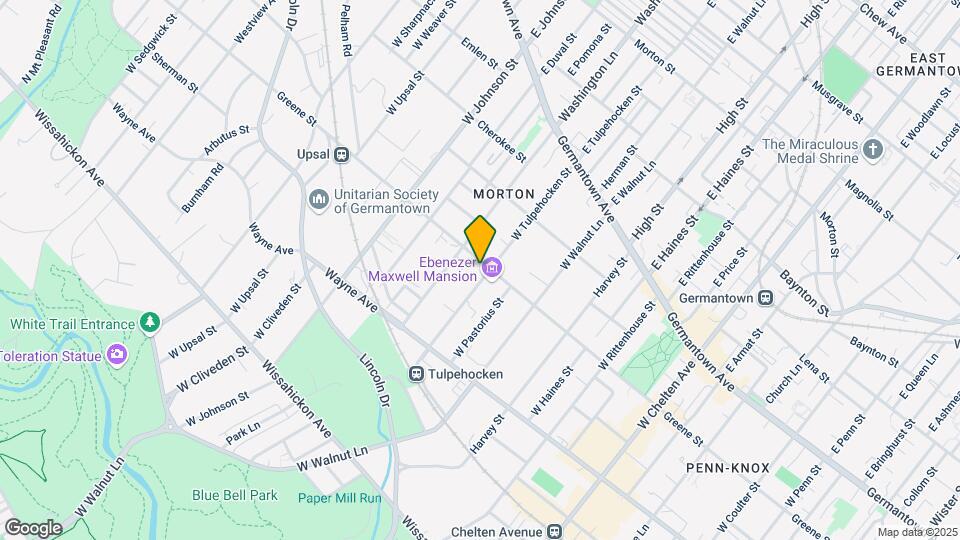 201-209 W Tulpehocken St Mapa y Detalles de la Ubicación
