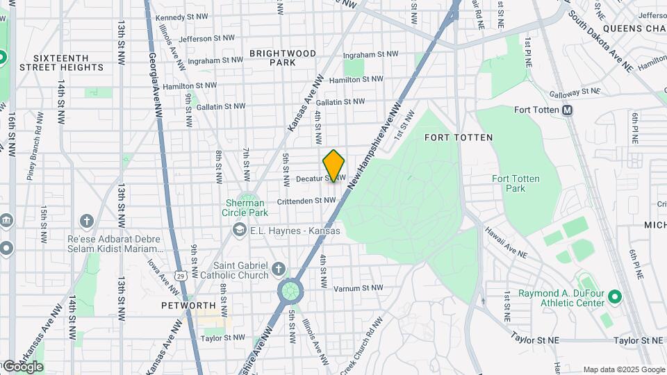 4716-4724 3rd Pl NW Map and Location Details
