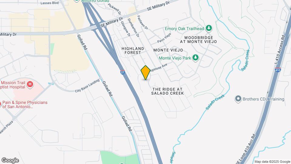 3607 Azalea Bend Map and Location Details