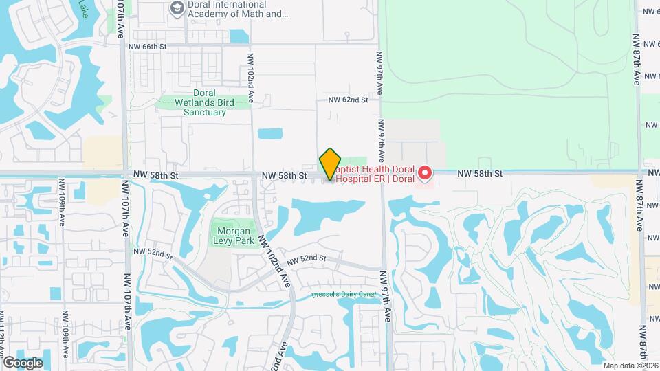 5764 NW 98th Ct Map and Location Details