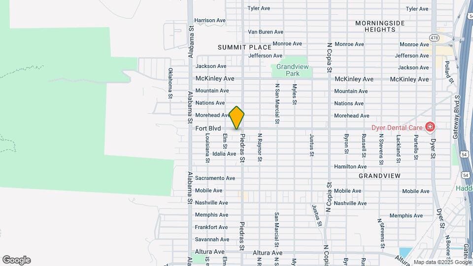 2820 Fort Blvd Mapa y Detalles de la Ubicación