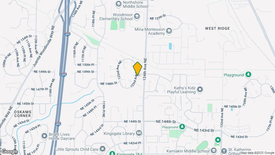 12301 NE 149th St Map and Location Details