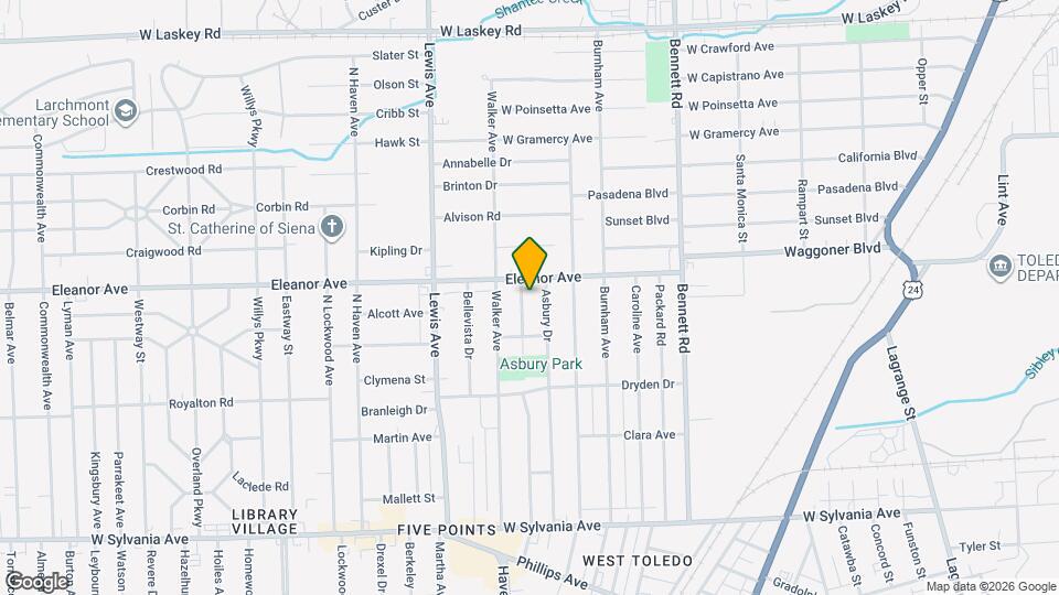 4440 Fairview Dr Map and Location Details