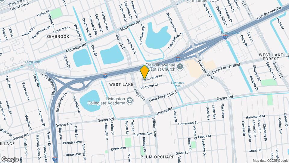 7710 N Coronet Ct Map and Location Details