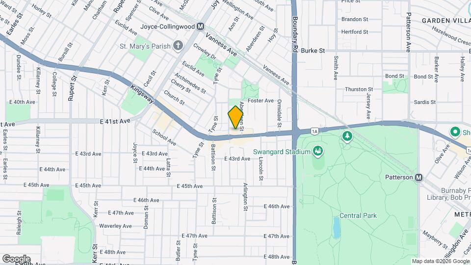 3511-3519 Kingsway Map and Location Details