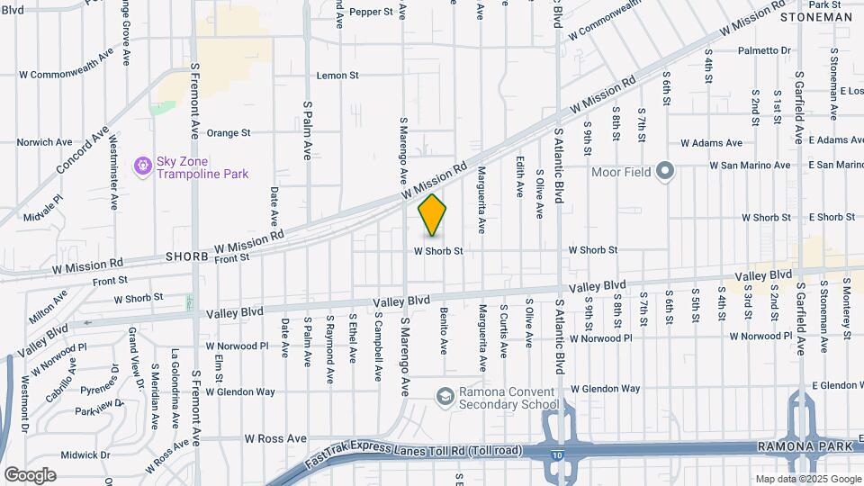 1111 Benito Ave Map and Location Details