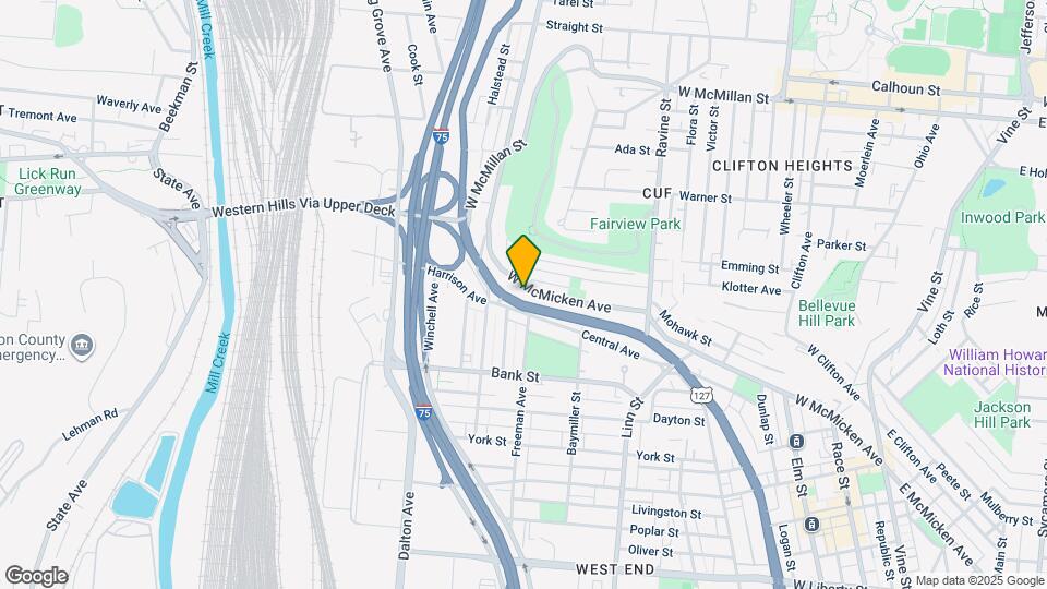 603 W McMicken Ave Map and Location Details