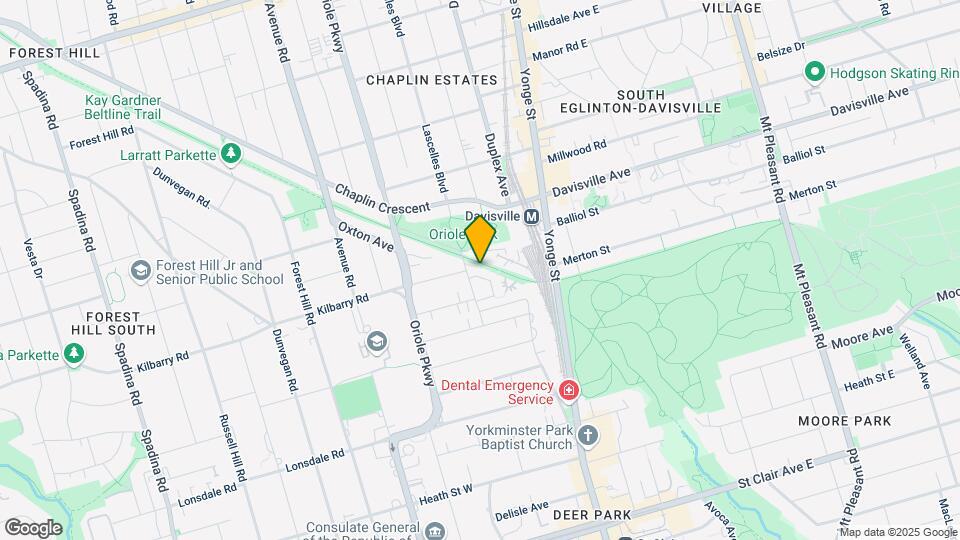 25B Lascelles Blvd Map and Location Details