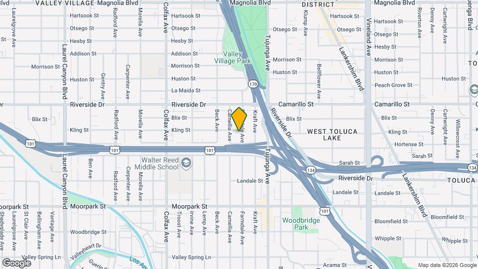 4653 Farmdale Ave Map and Location Details