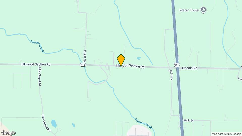 324 Elkwood Section Rd Map and Location Details