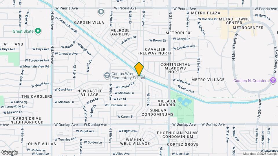 3720 W Purdue Ave Map and Location Details