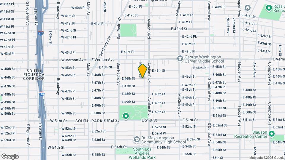504-506 1/2 E. 46th St. Map and Location Details