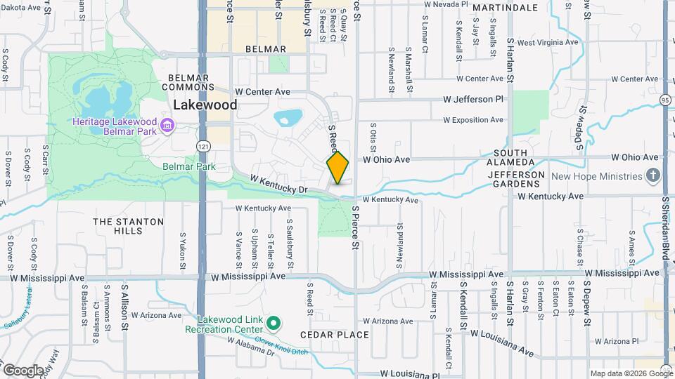 886 S Reed Ct Map and Location Details