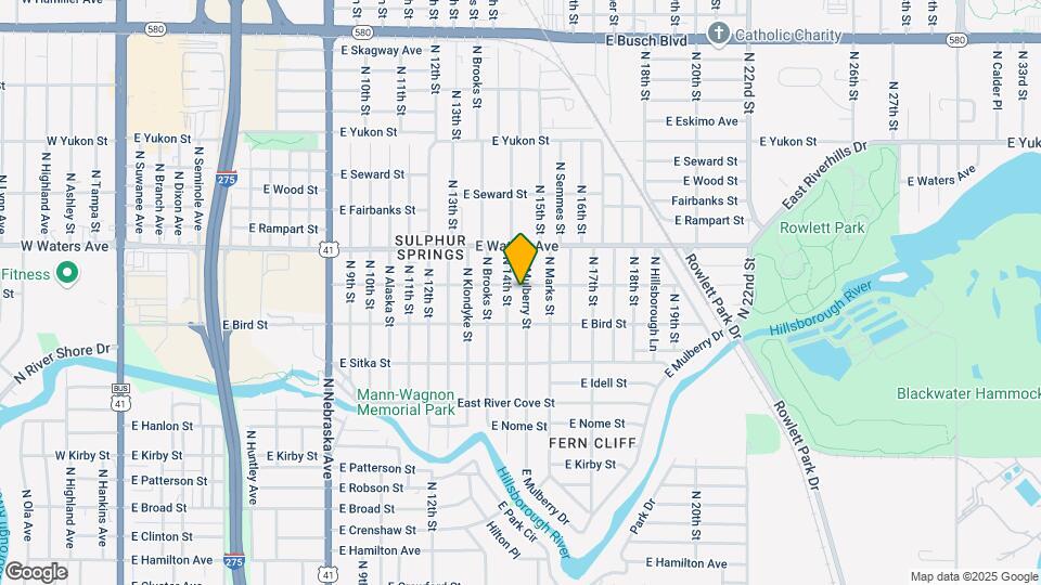 8220 N Mulberry St Map and Location Details