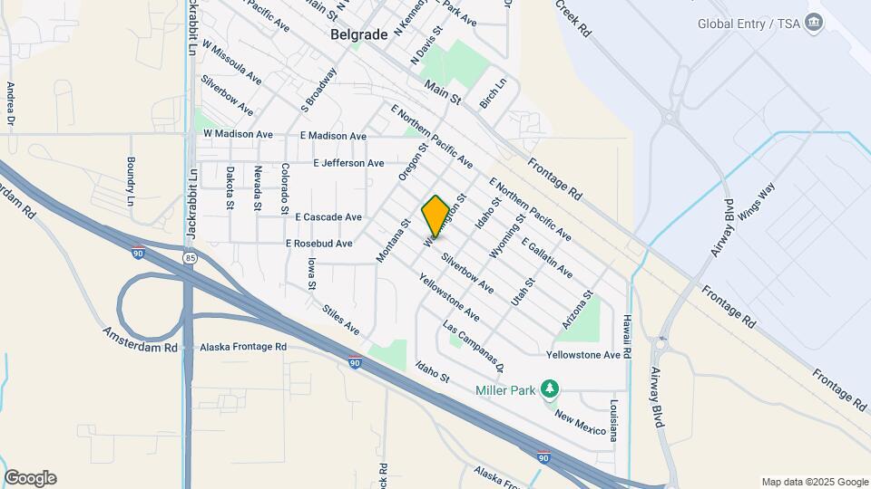 703 Silverbow Ave Map and Location Details