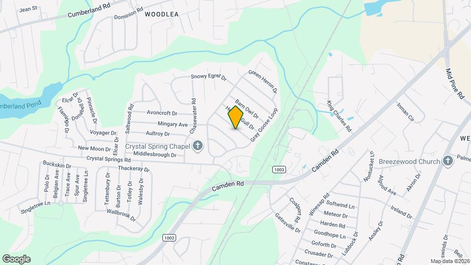 1227 Chimney Swift Dr Mapa y Detalles de la Ubicación