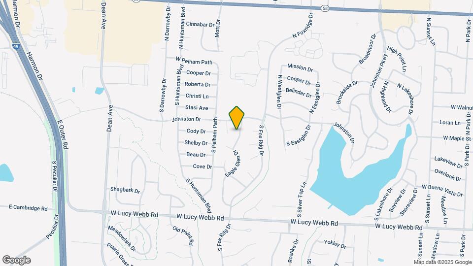 308 Eagle Glen Dr Map and Location Details