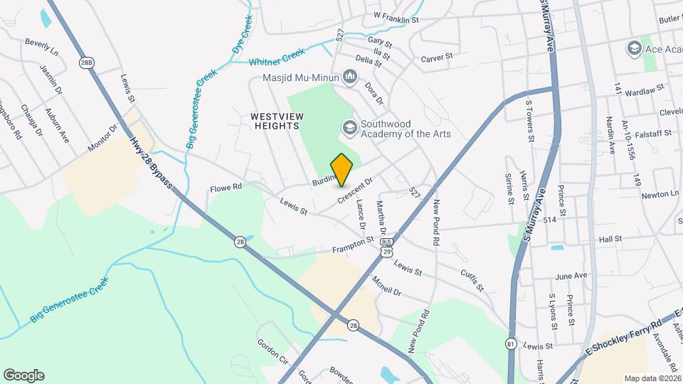 708 Crescent Dr Map and Location Details